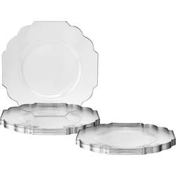 Silver Spoons Elegant Disposable Plates For Party 10 Pc Heavy Duty Disposable Dessert Plates 6.5â Wayfair Multi Color